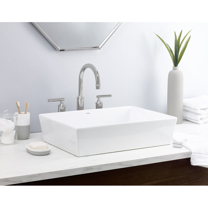 CheviotProducts Cheviot Products 14.25'' Vitreous China Rectangular